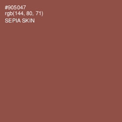 #905047 - Sepia Skin Color Image